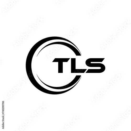 TLS letter logo design with white background in illustrator, cube logo, vector logo, modern alphabet font overlap style. calligraphy designs for logo, Poster, Invitation, etc.