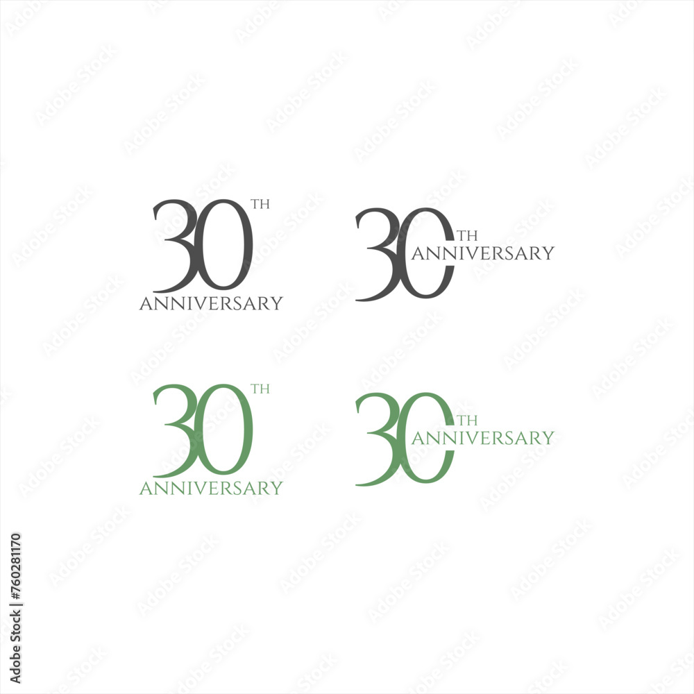 30th logo design, 30th anniversary logo design, vector, symbol, icon 30th logo design, 30th anniversary logo design, vector, symbol, icon