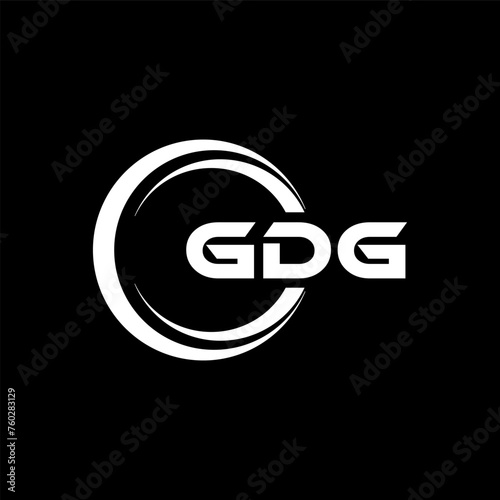 GDG Logo Design, Inspiration for a Unique Identity. Modern Elegance and Creative Design. Watermark Your Success with the Striking this Logo. photo