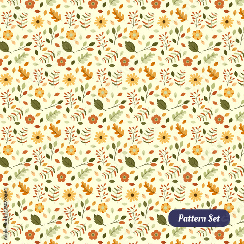 flowers pattern, design, decoration, background