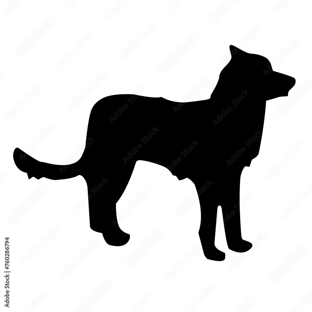 dog pet silhouette