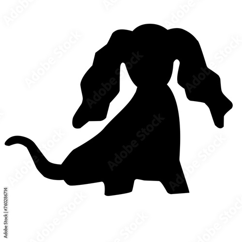 dog pet silhouette