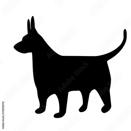 dog pet silhouette