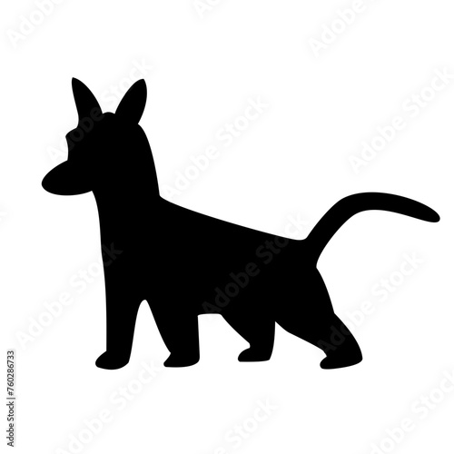 dog pet silhouette