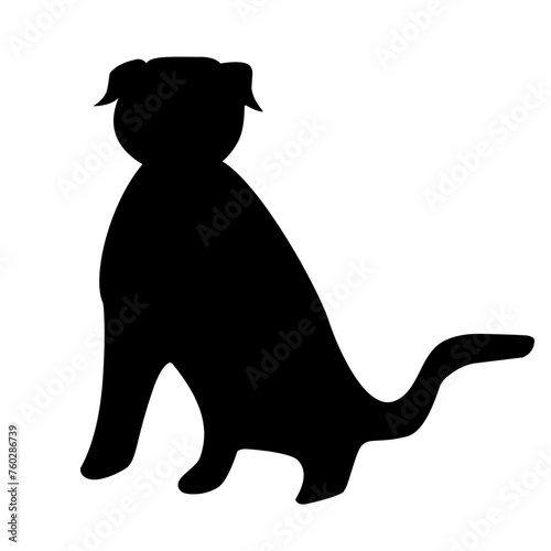 dog pet silhouette