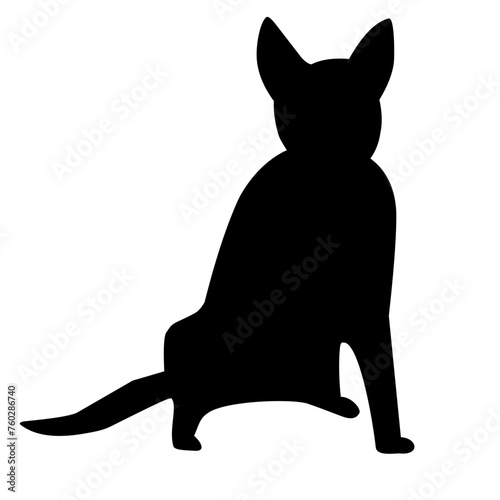 dog pet silhouette