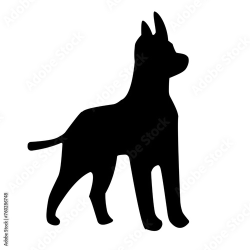 dog pet silhouette