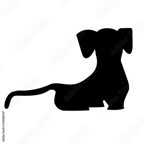dog pet silhouette