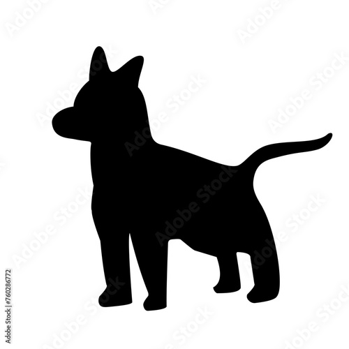 dog pet silhouette