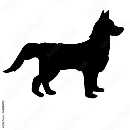 dog pet silhouette