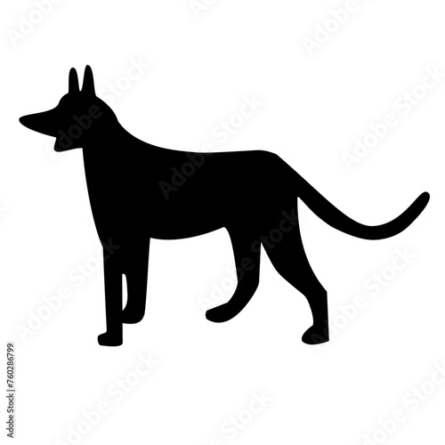 dog pet silhouette