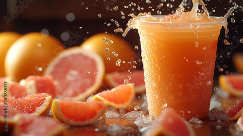 Grapefruit juice drink