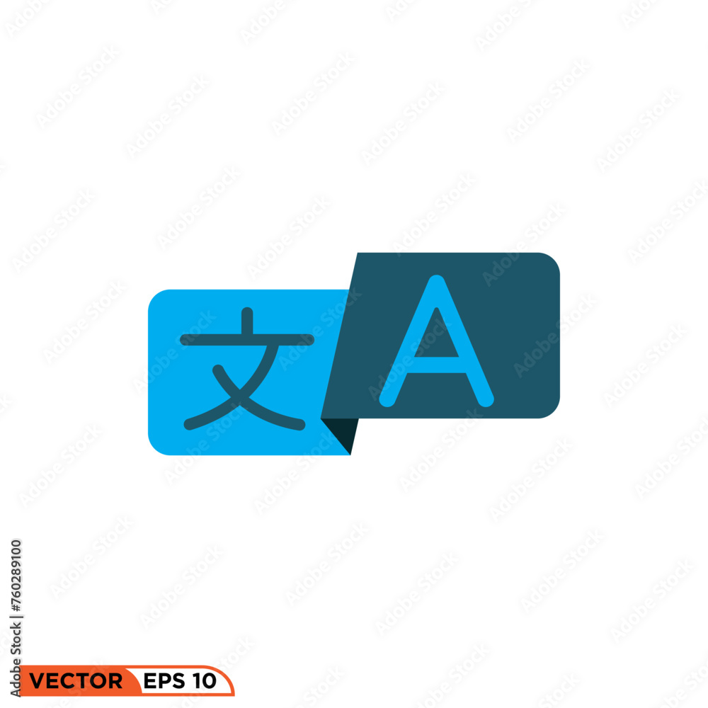 Translation icon design vector graphic of template, sign and symbol Translation icon design vector graphic of template, sign and symbol