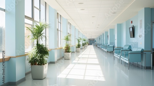 medical hallway hospital building illustration emergency sterile  patients staff  treatment surgery medical hallway hospital building
