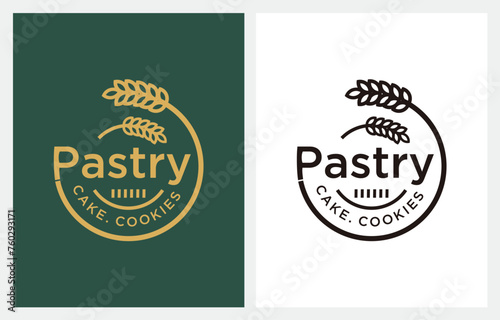Bakery Pastry Bread logo design inspiration	
