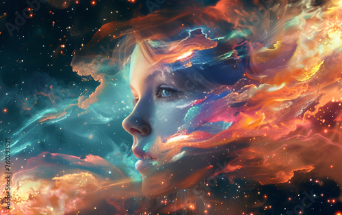 Mystical Femme: Abstract Fantasy Portraits of Beautiful Women