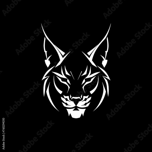 Monochrome Lynx Minimalist Logo
