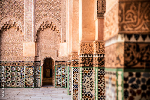 Ben Youssef Madrasa, Marrakech, Morocco photo