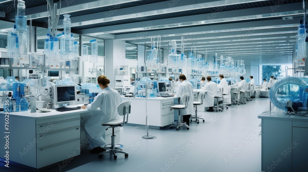 development laboratory pharmaceutical plant illustration production testing, analysis chemicals, drugs medicine development laboratory pharmaceutical plant