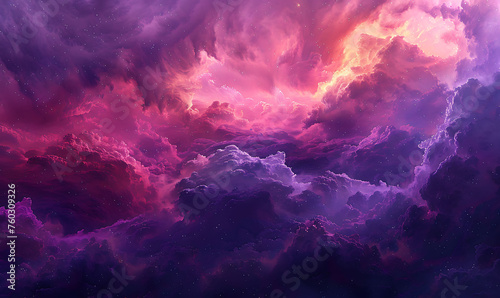 Purple Haze, Capturing the Essence of an Abstract Sky