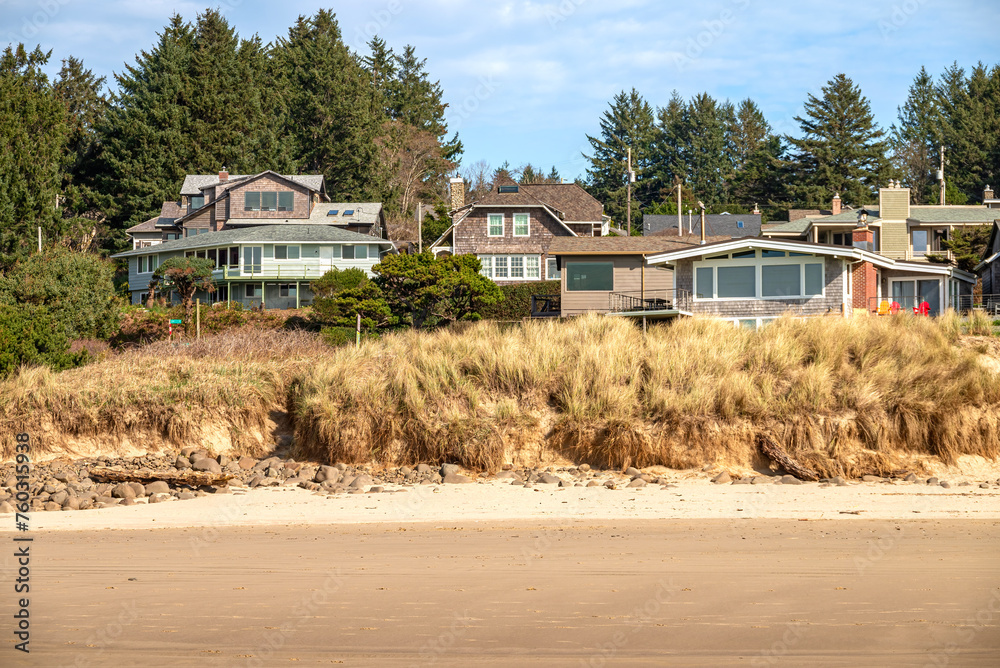 New construction buildings in Manzanita Oregon. New construction buildings in Manzanita Oregon.
