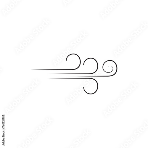wind vector and logo template