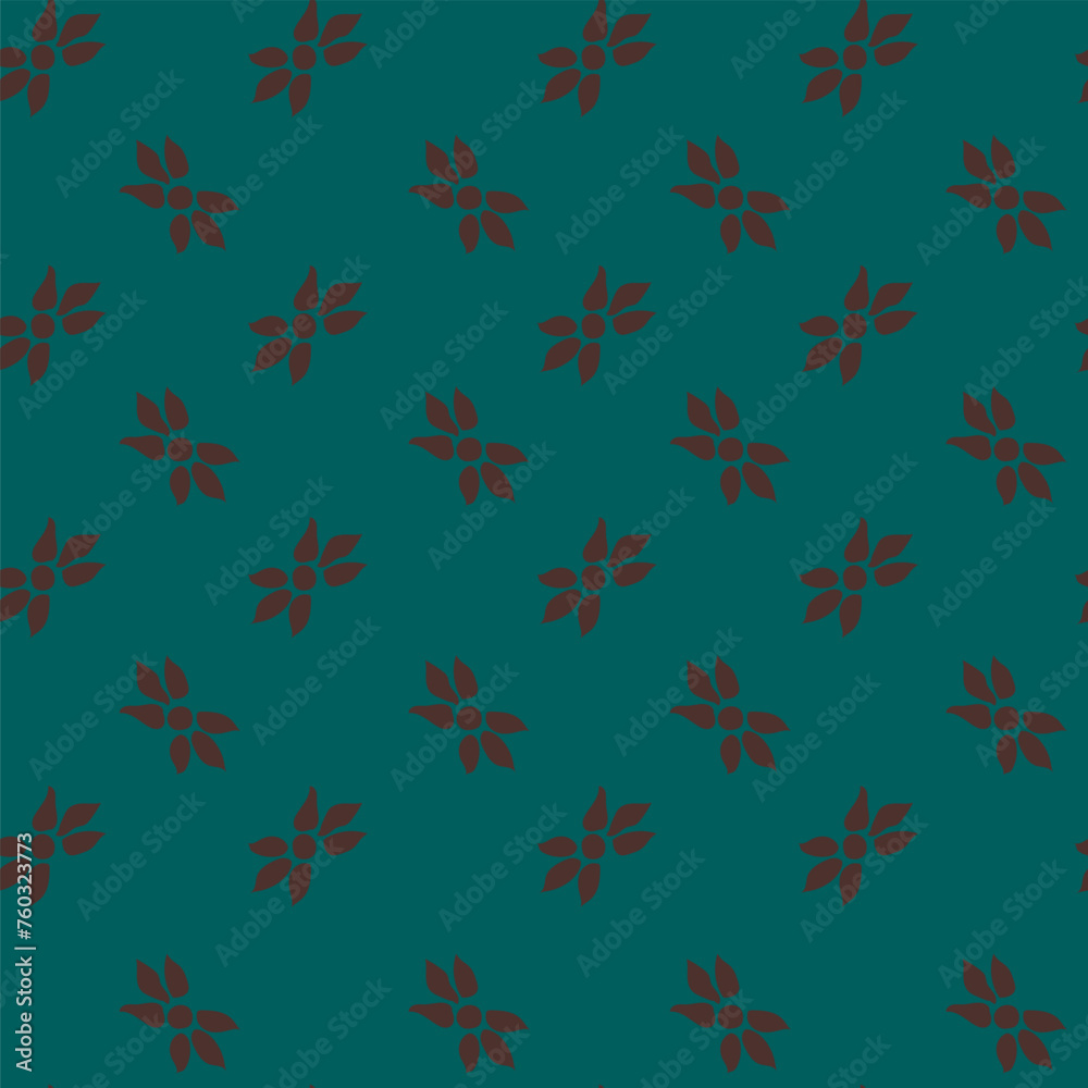 Blooming minimalist paisley flowers, pattern print Blooming minimalist paisley flowers, pattern print