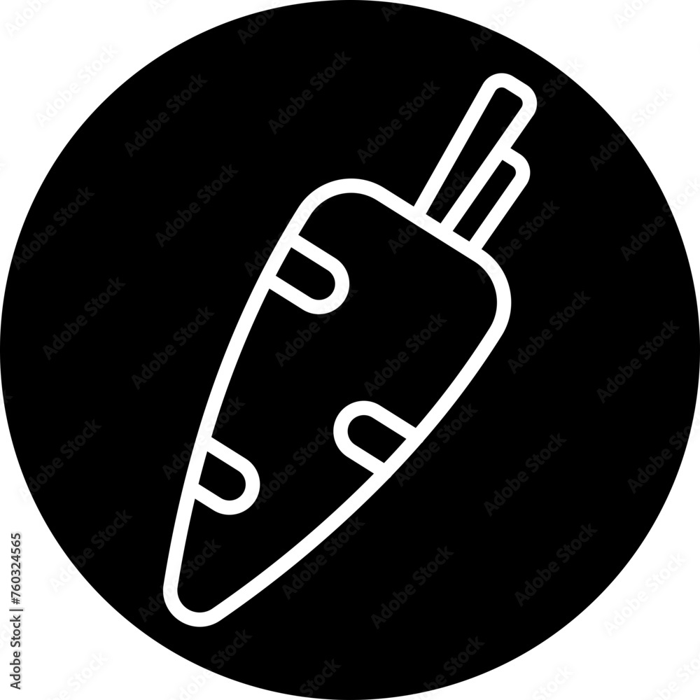 Carrot Block Black Style Carrot Block Black Style