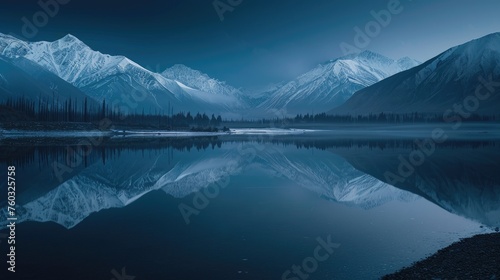 Mountain Tranquility in Reflection