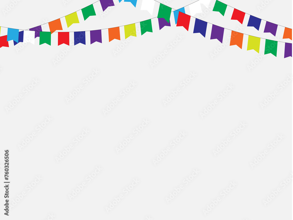 Celebration flag illustration background 