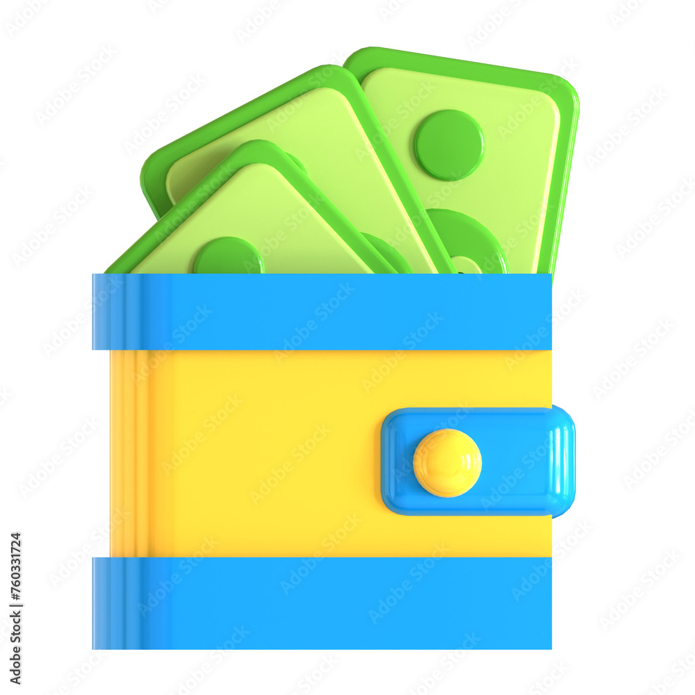 wallet 3D Illustration wallet 3D Illustration