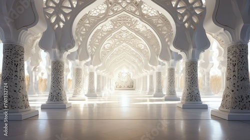 islamic white mosque building illustration dome minaret, prayer faith, spiritual sacred islamic white mosque building