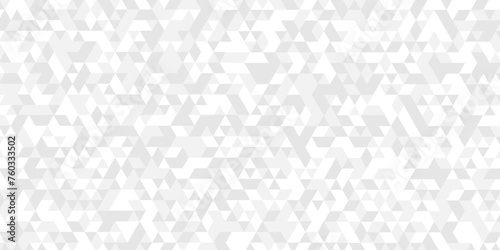  Vector geometric seamless technology gray and white transparent triangle background. Abstract digital grid light pattern white Polygon Mosaic triangle Background, business and corporate background.