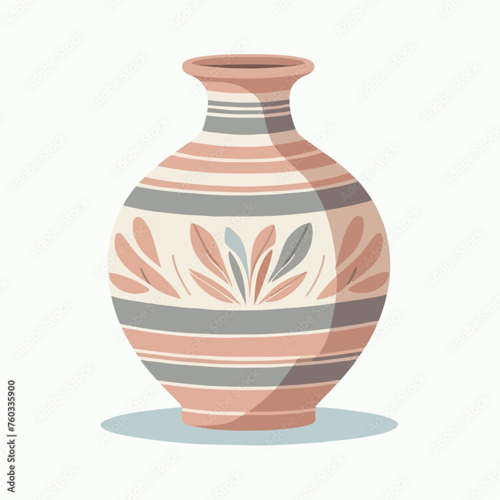 boho style poetry vase clay element decoration interior house