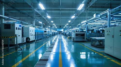 An industrial facility specializing in the production of consumer electronics photo