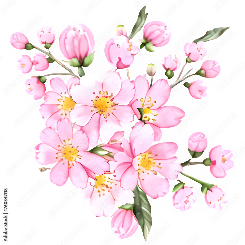 Light pink Cherry flowers 