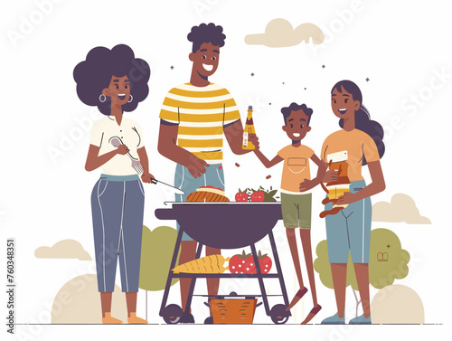  A family barbeque takes a heartfelt turn as they share stories of their ancestors who played a role in the nation's history. 