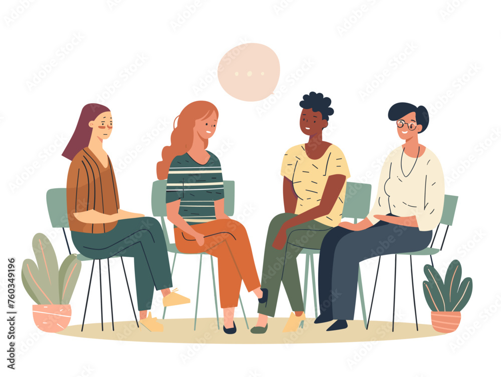 A support group meeting offers a safe space for individuals facing similar challenges to share experiences and offer encouragement to one another. 