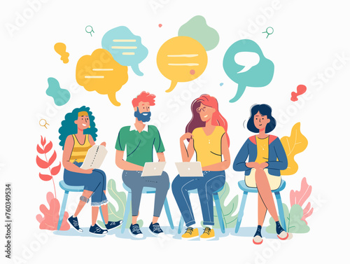  A group of artists brainstorm and create a collaborative piece of artwork merging their individual styles and perspectives into a unified creation. 