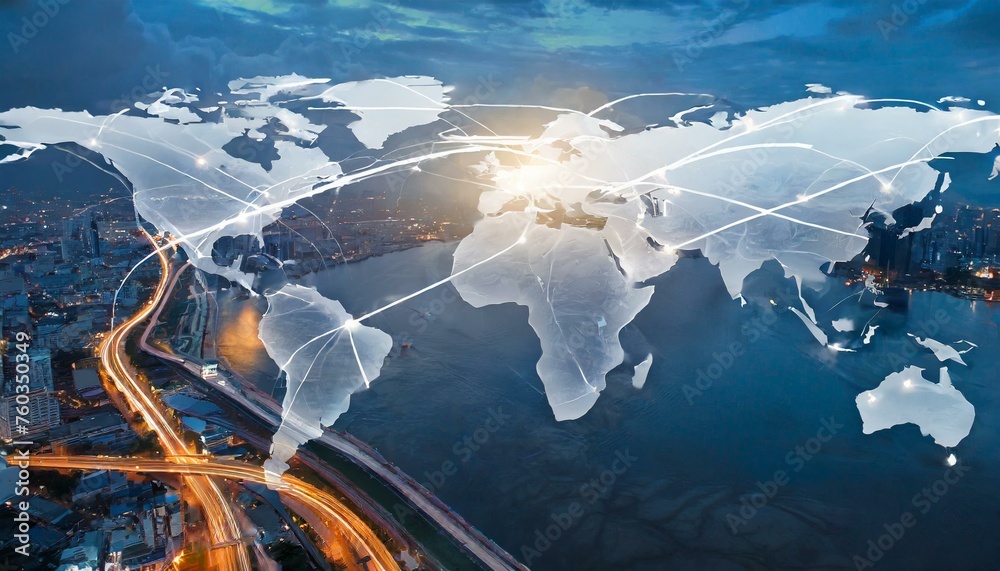 flight air route map,world map back ground