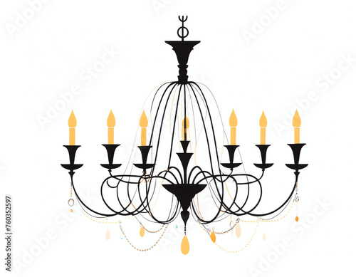 candlestick with candles © ayuk