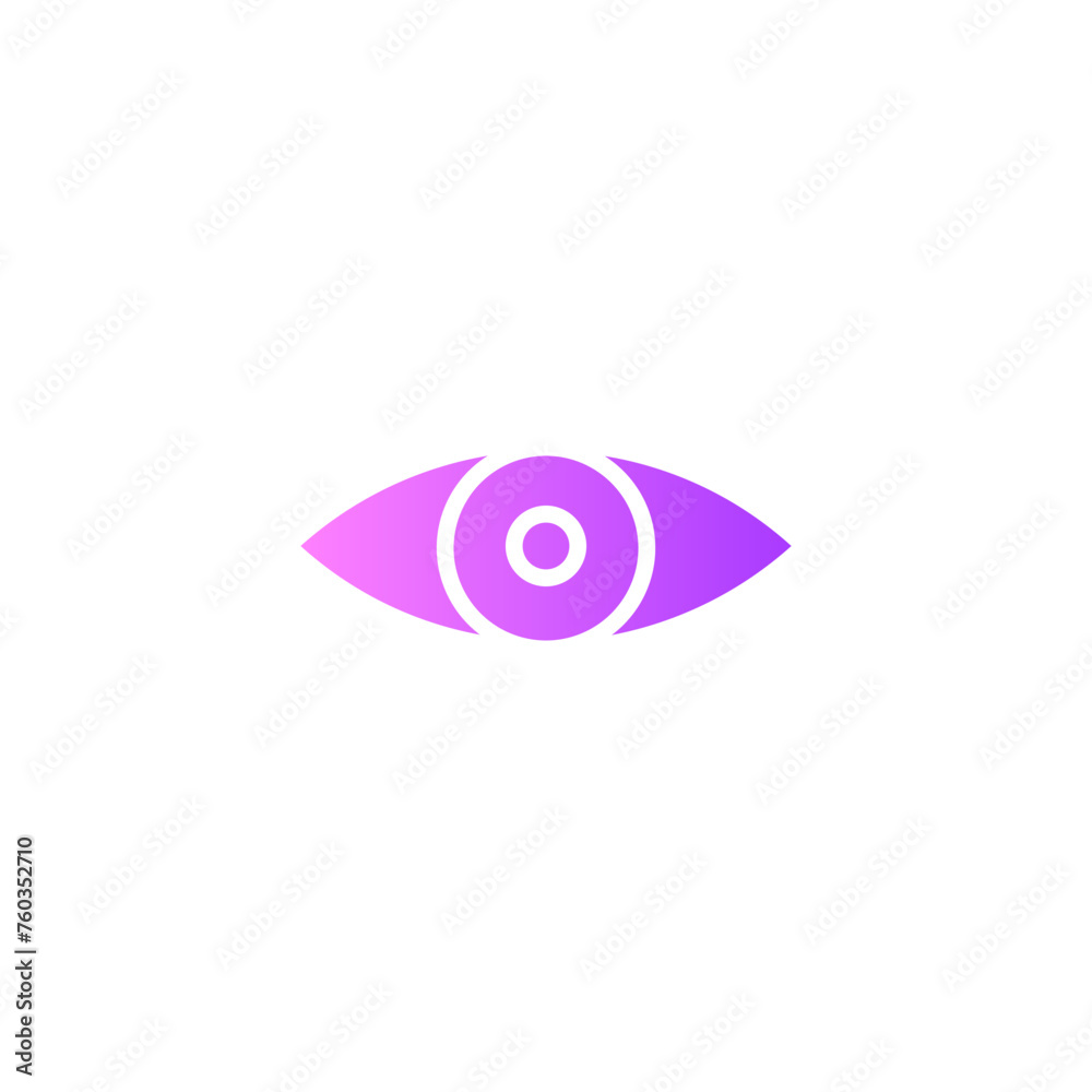eye gradient icon eye gradient icon