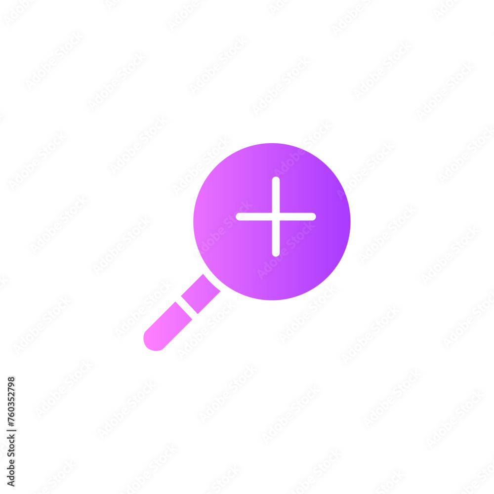 zoom in gradient icon zoom in gradient icon
