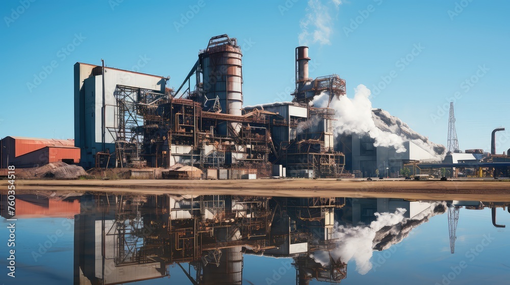 manufacturing building steel mill illustration factory production, machinery equipment, fabrication welding manufacturing building steel mill