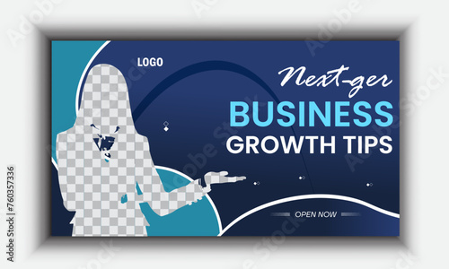 Modern Youtube thumbnail template and youtube video thumbnail design.