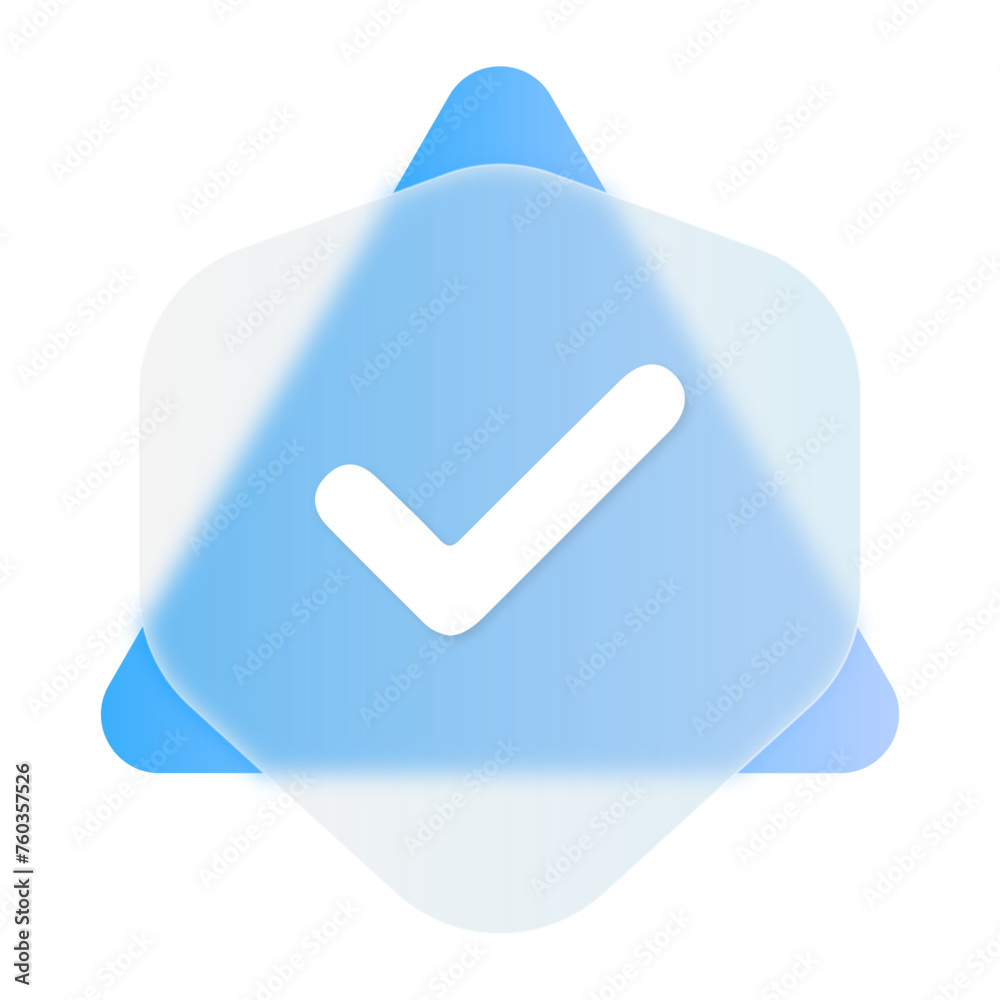 Checklist Icon Business and Technology Infographic Glasmorphism Eps ...