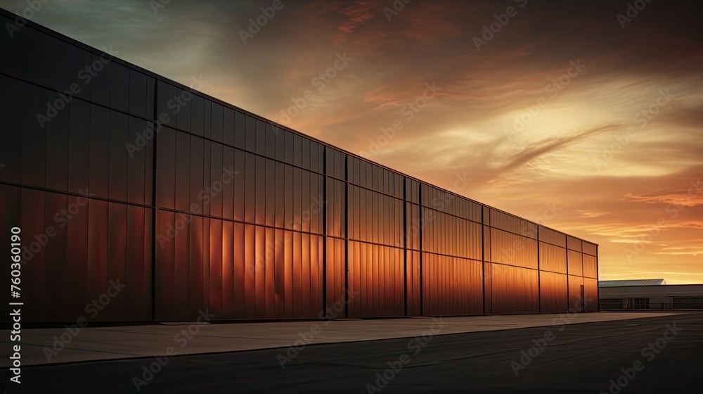 storage metal warehouse building illustration industrial steel, structure construction, facility commercial storage metal warehouse building
