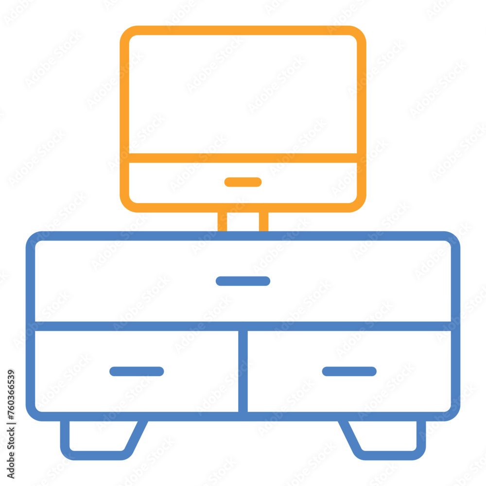 Tv Table Icon Tv Table Icon
