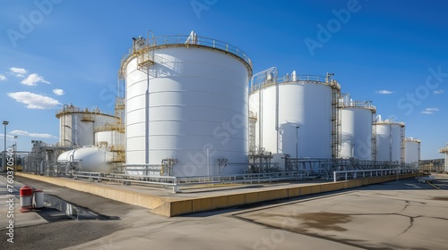 efficiency modern chemical plant illustration sustainability automation, production process, engineering design efficiency modern chemical plant