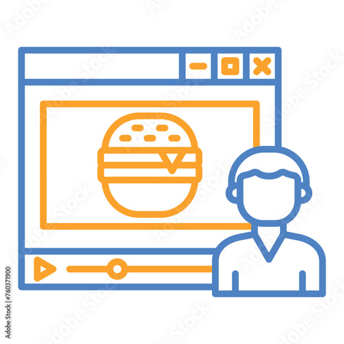 Food blogger Icon